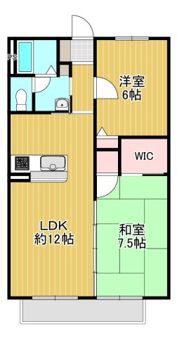 モナハイツの間取り
