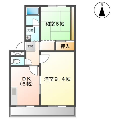 ＷＩＮＧ香久山Ａの間取り