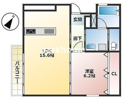 Proud秦南の間取り