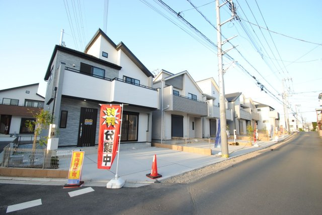 所沢市松郷2期全12棟の前面道路含む現地写真
