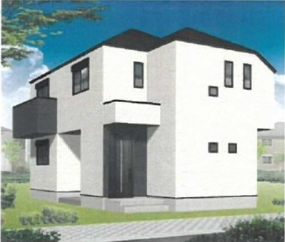 【横浜市保土ケ谷区初音ケ丘29-3新築戸建て】★仲介手数料無料★（初音ヶ丘小学校・橘中学校）の外観パース|外観イメージパースです。