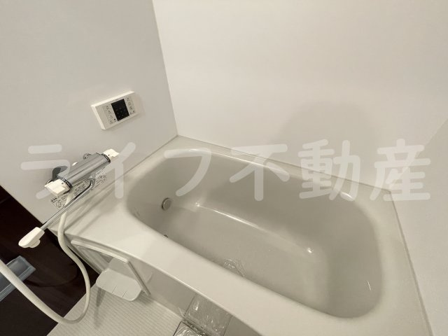 ハーモニーテラス花園東町の浴室|日々の疲れを癒すお風呂付です