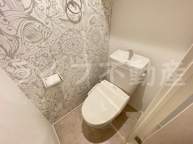 ハーモニーテラス花園東町のトイレ|コンパクトで使いやすいトイレです