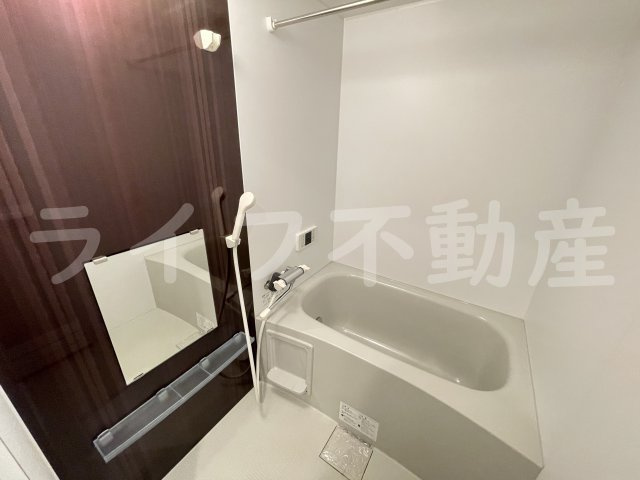 ハーモニーテラス花園東町の浴室|日々の疲れを癒すお風呂付です