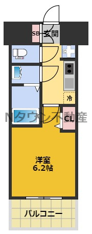 【間取り】 | ディアレイシャス名古屋太閤通Ⅱ | 間取りです。