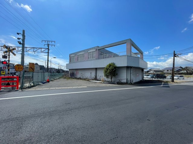 野洲市市三宅　建築条件無し売土地の外観