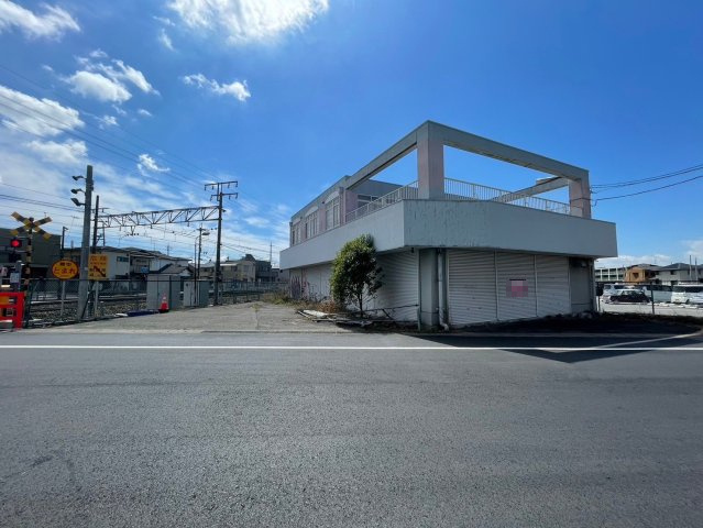 野洲市市三宅　建築条件無し売土地の外観