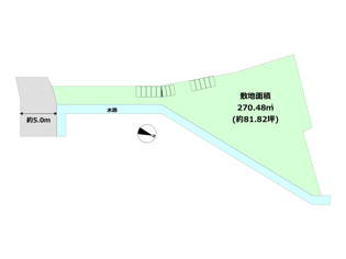 西宮市苦楽園三番町売り土地の間取り