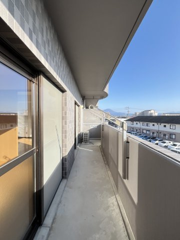 スカイマンションＣのバルコニー