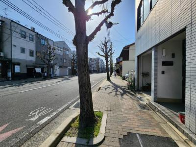 二条城ARCUSの周辺|前面道路