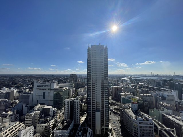 エクセレント　ザ　タワーの展望|バルコニーから南方向の眺望