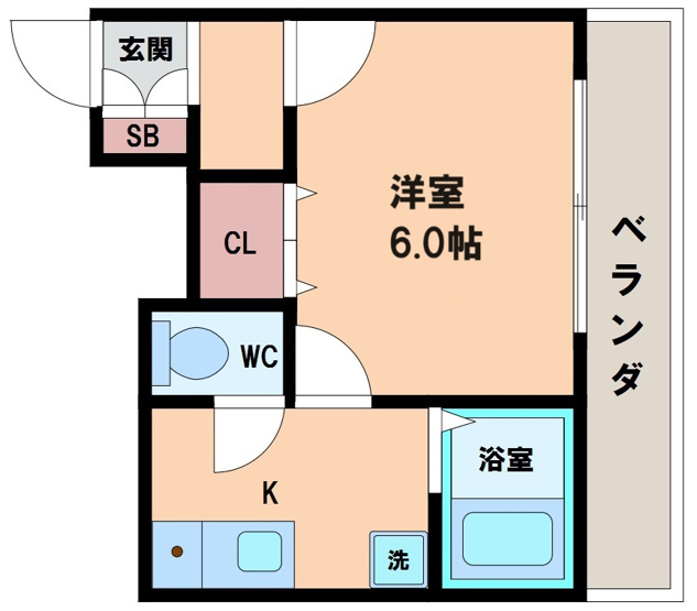 【間取り】 | ラッキーセンター河堀口