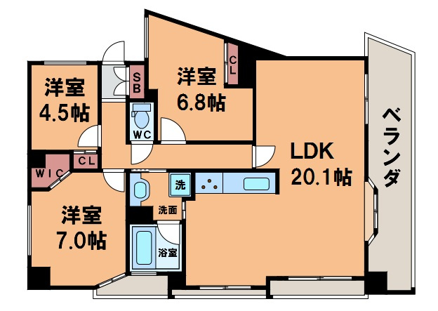 【間取り】 | カスタリア阿倍野