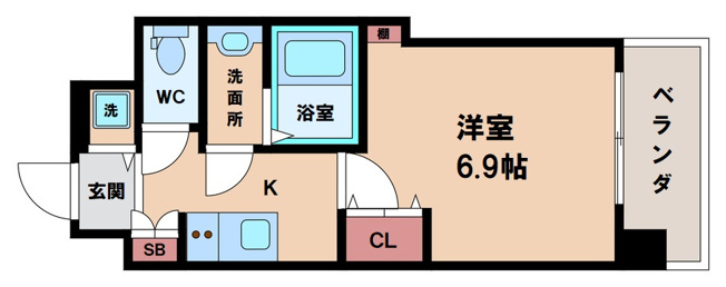 【間取り】 | スプランディッド天王寺Ⅲ