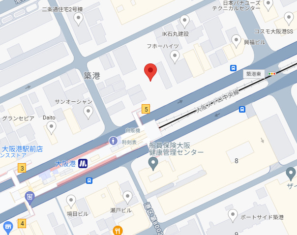【地図】 | アリビオ大阪港