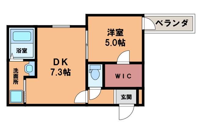 【間取り】 | フジパレス桑津Ⅲ番館