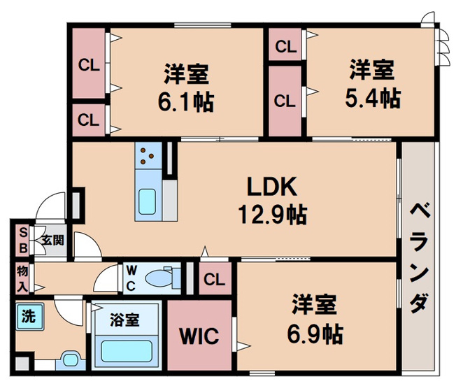 【間取り】 | ダイヤモンドフジ天王寺東ゴールド