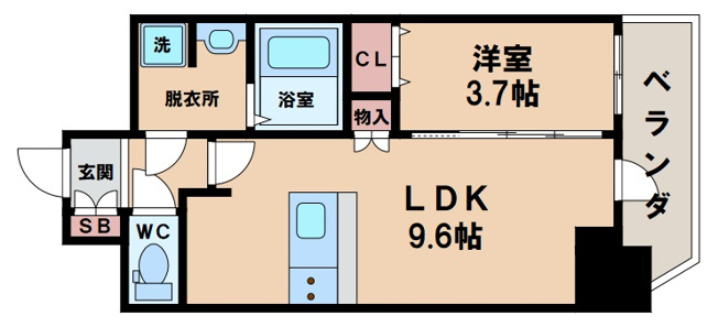【間取り】 | プレサンス天王寺ノースヴィアーレ