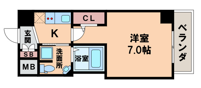 【間取り】 | ラシーヌ天王寺町南
