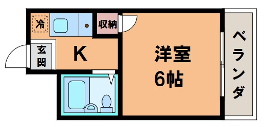 【間取り】 | 西田ハイツ天王寺
