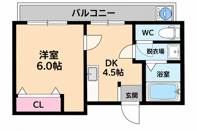 【間取り】 | ルミナス河堀口