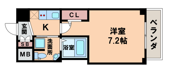 【間取り】 | ラシーヌ天王寺町南