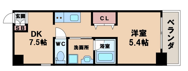 【間取り】 | クレンツロジェ天王寺南