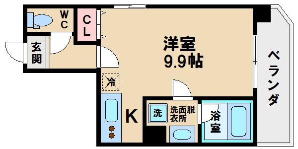 【間取り】 | ラシーヌ阿倍野