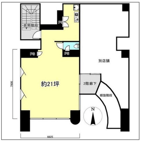 大阪市中央区難波２丁目の店舗事務所