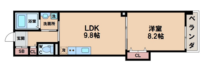 【間取り】 | アズヴェール阿倍野