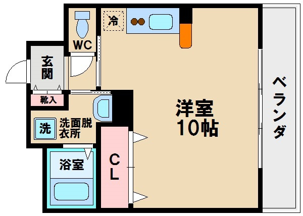 【間取り】 | ベージョ・フロレスタ松崎町