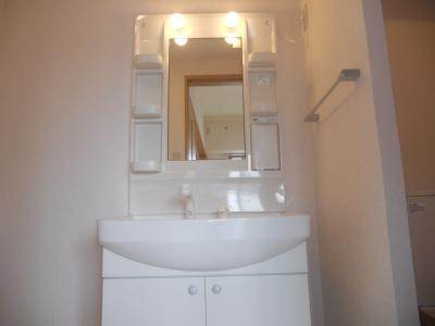 アテナリー右京の洗面所|独立洗面台