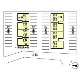 【区画図】 | カーサ フェリーチェA