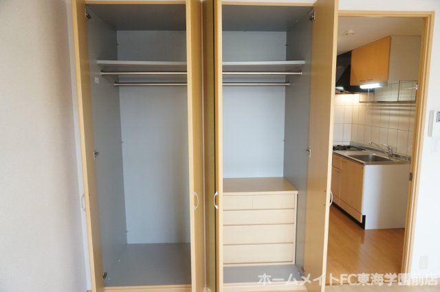熊本市北区龍田５丁目のアパートの収納