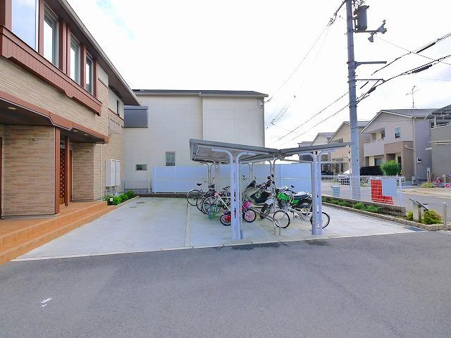 メゾン　クレール（木津南後背）のその他共用部分|駐輪場です