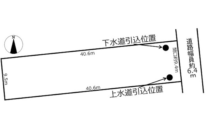 土地　蘇原吉野町3丁目の土地図