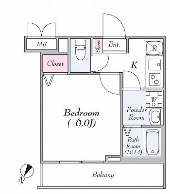 川崎市麻生区高石３丁目の賃貸マンションの間取り