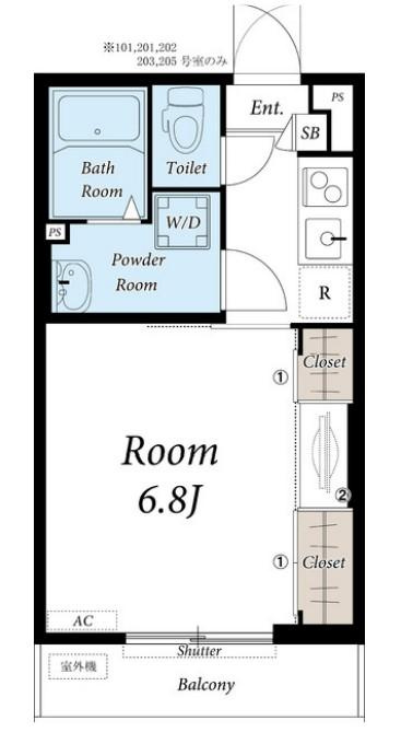 リブリ・ハーモニー中野島の間取り