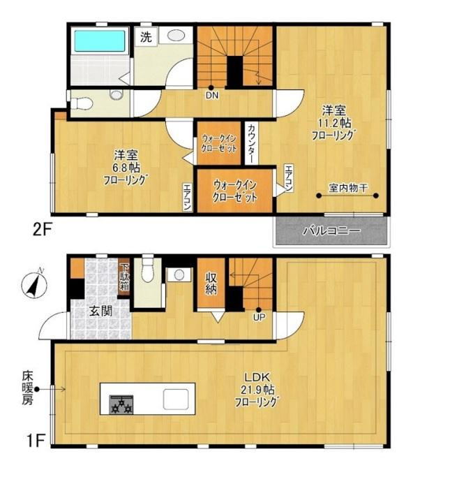 ルネージュの間取り