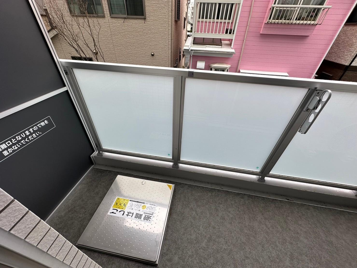 川崎市多摩区中野島５丁目の賃貸マンションのバルコニー