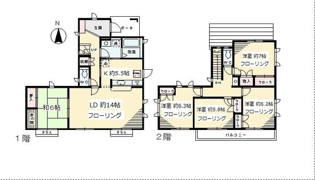 ソレアード王禅寺の間取り