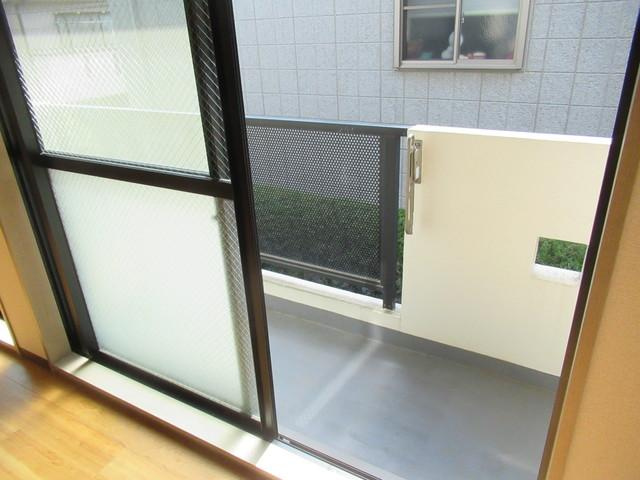 グランベル松陰のバルコニー