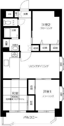 ガーデンプレイス久我山の間取り