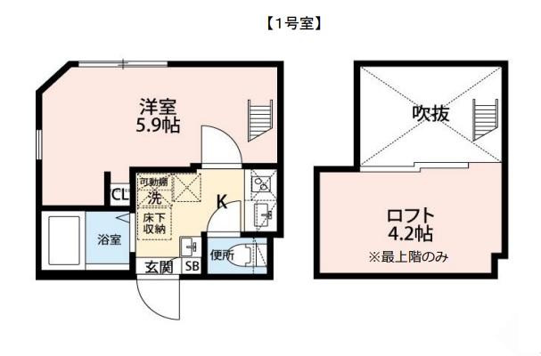 グランクオールMUSAKOの間取り