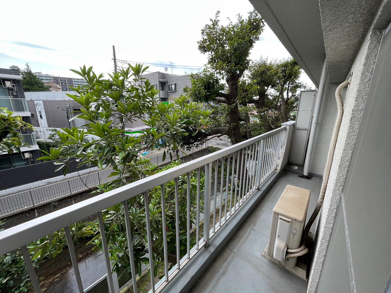 生田myコーポのバルコニー