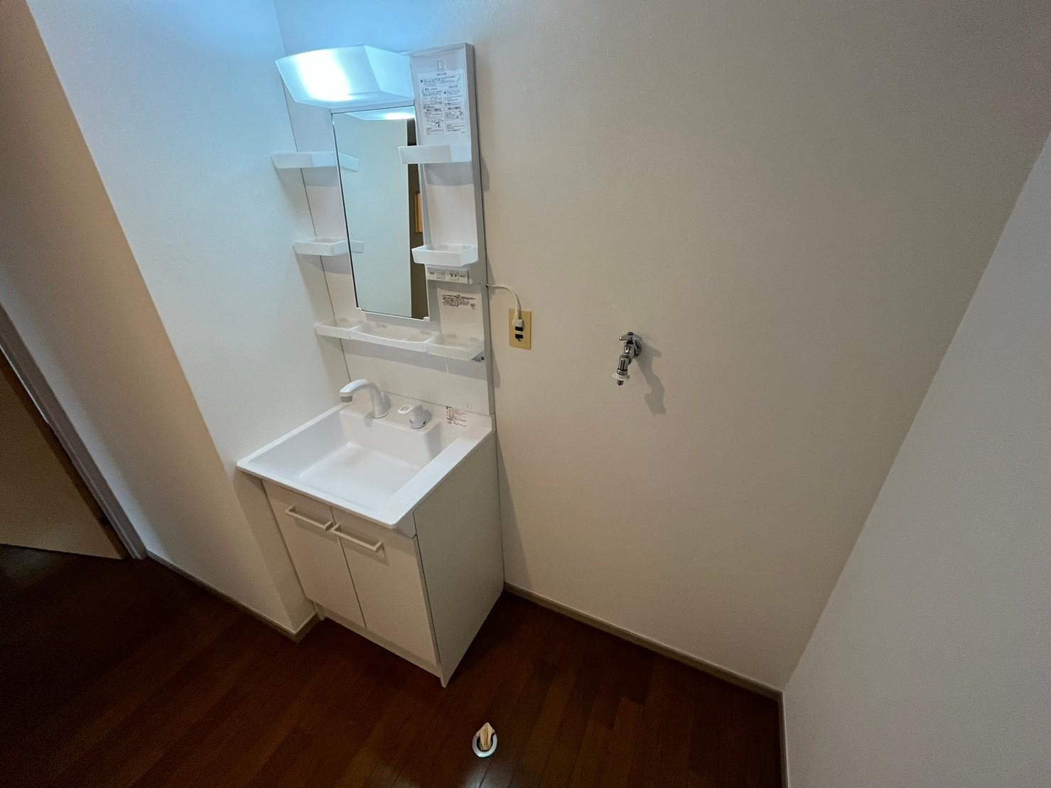 生田myコーポの洗面所|洗面台新設しました。