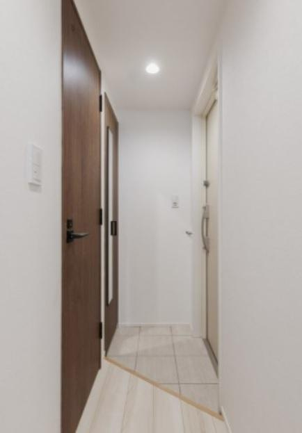 グランデュオ二子多摩川の玄関