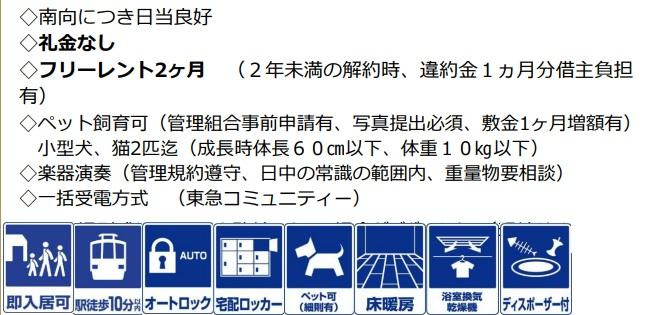 プレイスヴィラ喜多見のその他