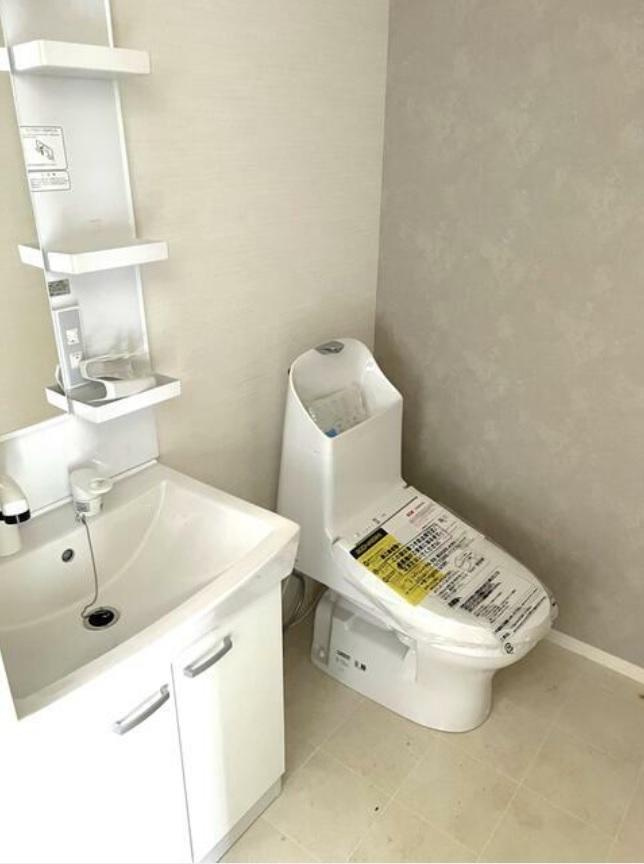 LUX栗谷の洗面所