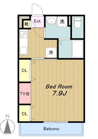 リブリ・フローレス参番館の間取り